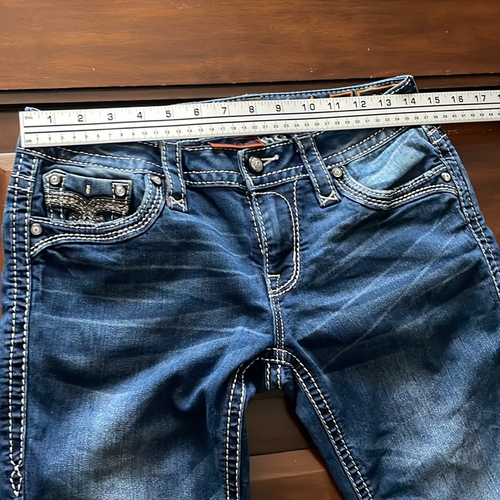 Women’s Rock Revival Betty Skinny blue jeans size 27 - Picture 11 of 15